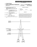 METHOD, SYSTEM AND COMPUTER PROGRAM PRODUCT FOR RE-CONVERGENCE OF A     STEREOSCOPIC IMAGE diagram and image