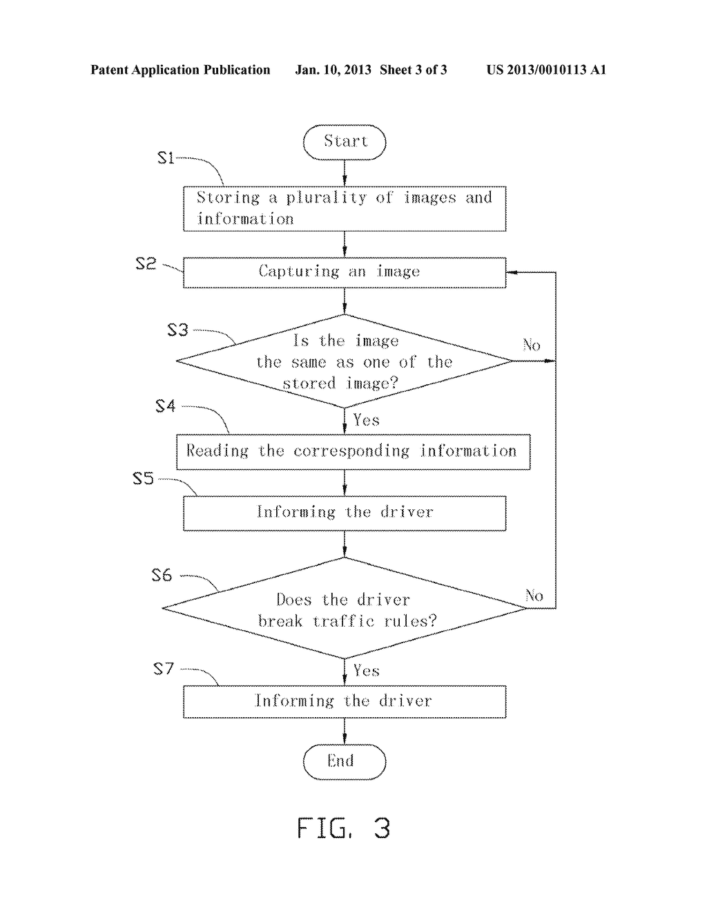 TRAFFIC SIGN INFORMING SYSTEM AND METHOD - diagram, schematic, and image 04