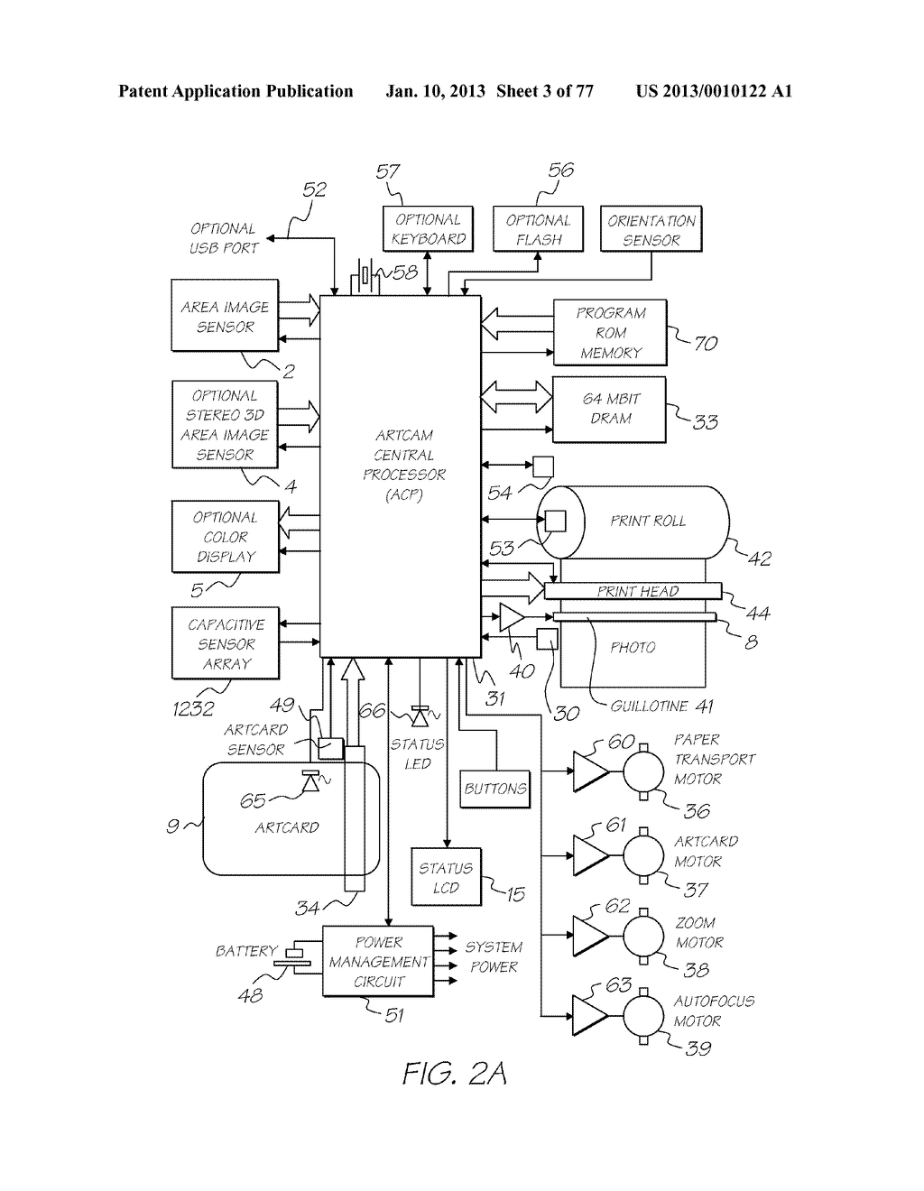 HAND HELD IMAGE CAPTURE DEVICE WITH MULTI-CORE PROCESSOR AND WIRELESS     INTERFACE TO INPUT DEVICE - diagram, schematic, and image 04