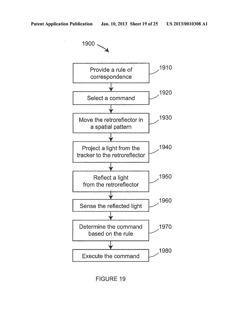 METHOD AND APPARATUS FOR USING GESTURES TO CONTROL A LASER TRACKER - diagram, schematic, and image 20