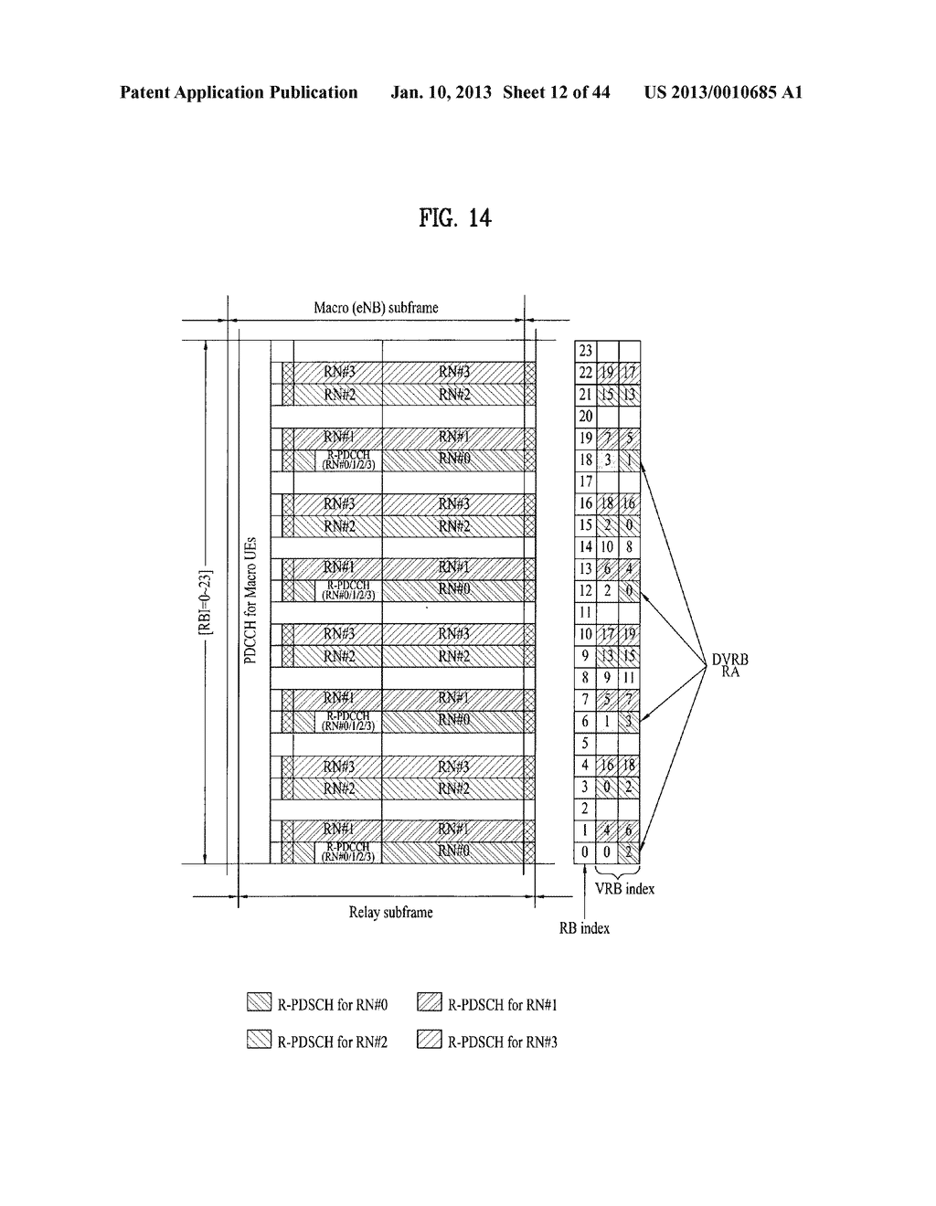 METHOD AND APPARATUS FOR TRANSMITTING AND RECEIVING R-PDCCH - diagram, schematic, and image 13