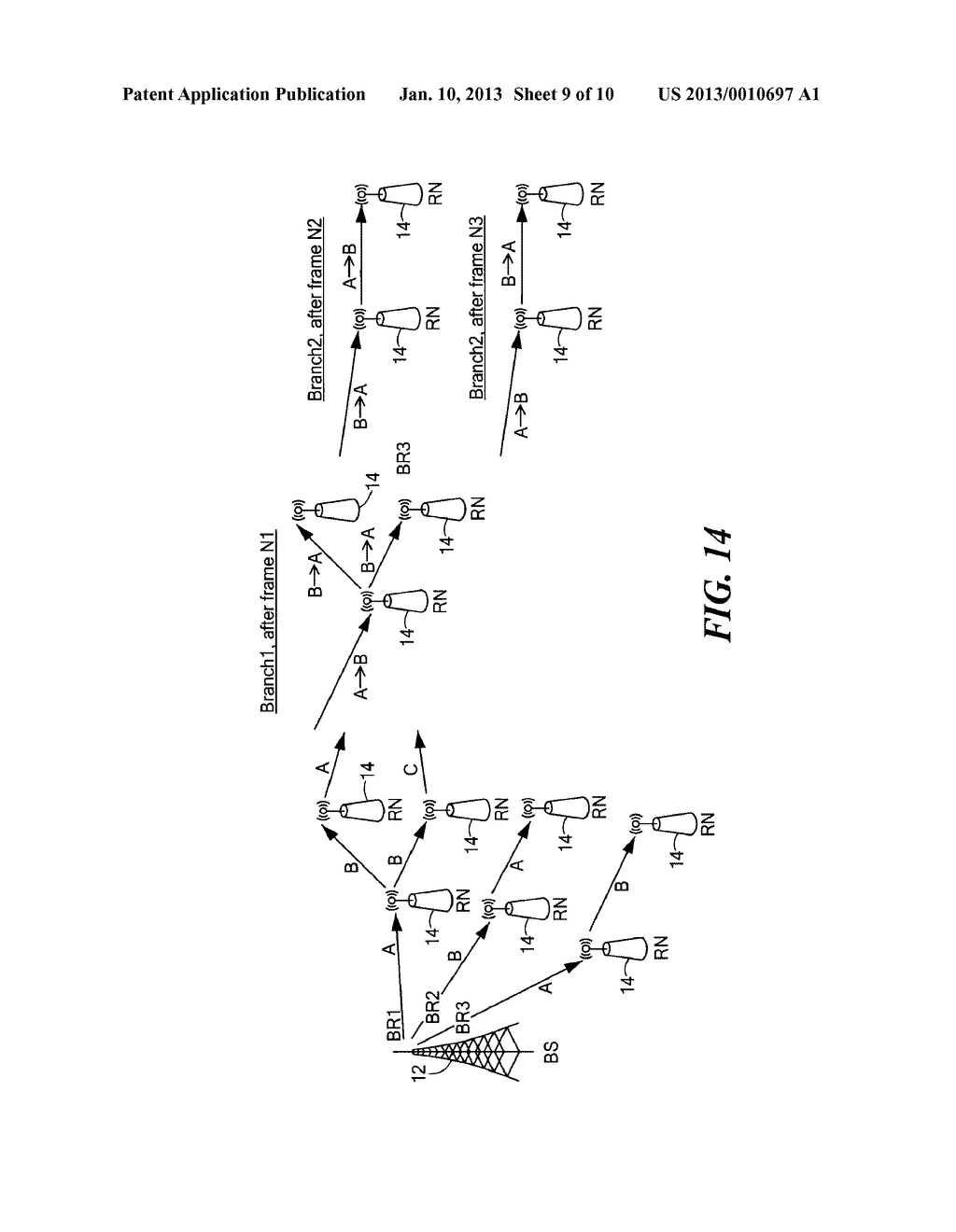 SYSTEM AND METHOD FOR WIRELESS MULTI-HOP NETWORK SYNCHRONIZATION AND     MONITORING - diagram, schematic, and image 10