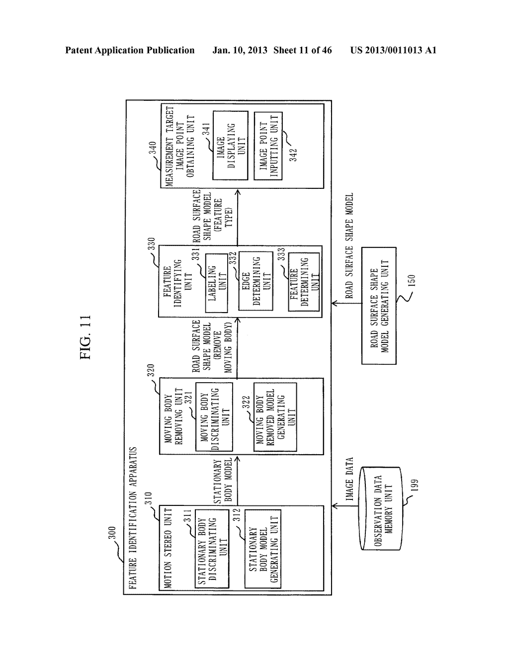 MEASUREMENT APPARATUS, MEASUREMENT METHOD, AND FEATURE IDENTIFICATION     APPARATUS - diagram, schematic, and image 12