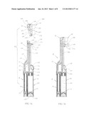 Dentifrice dispensing electrical toothbrush with integrated dispensing     platform and self sealing spout diagram and image