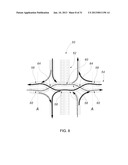 Double Crossover Merging Interchange diagram and image