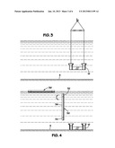 METHOD AND APPARATUS FOR PRE-INSTALLING COLD WATER PIPES FOR A FLOATING     OCEAN THERMAL ENERGY CONVERSION FACILITY diagram and image