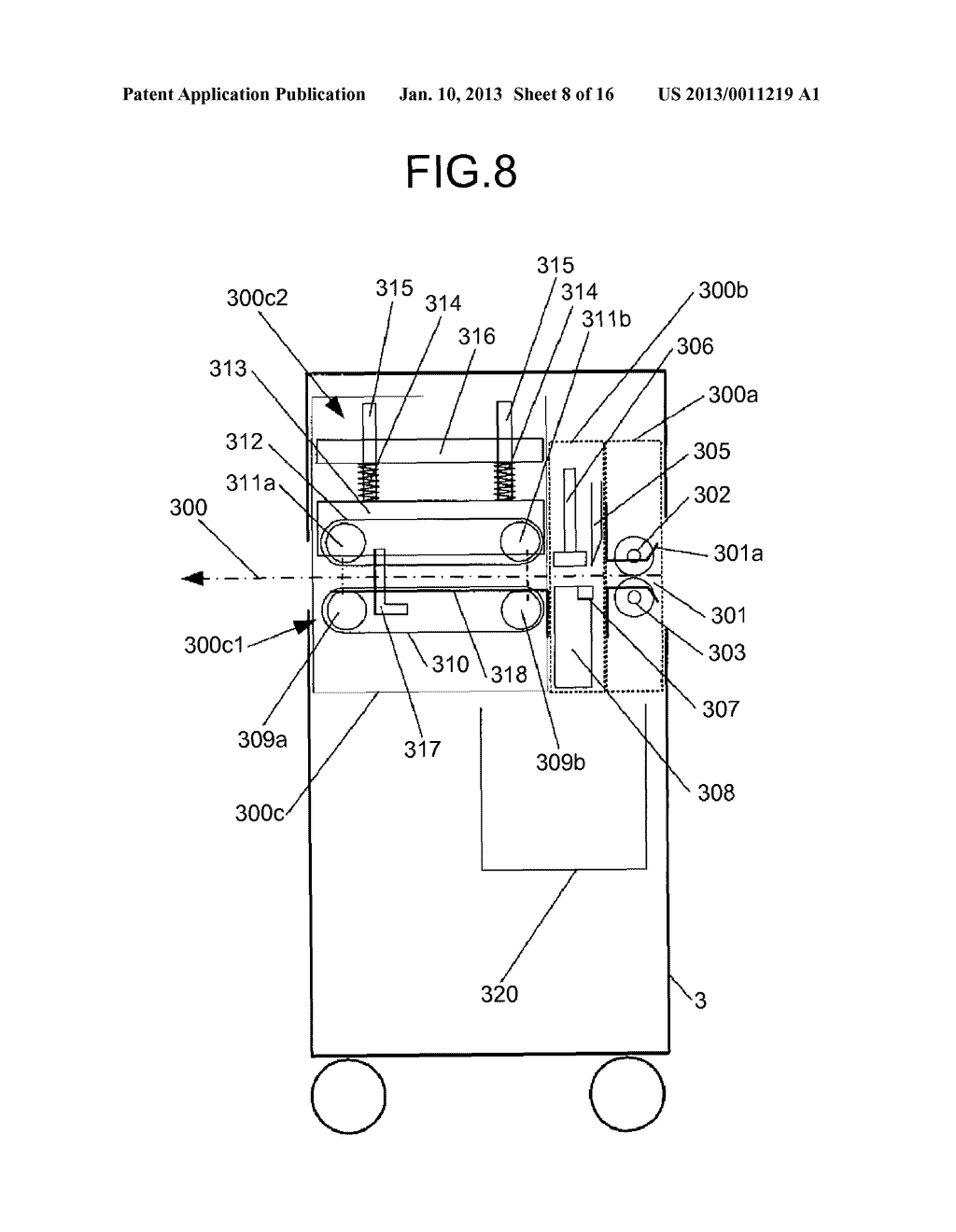 BOOKLET CONVEYING DEVICE, IMAGE FORMING SYSTEM, AND BOOKLET CONVEYING     METHOD - diagram, schematic, and image 09