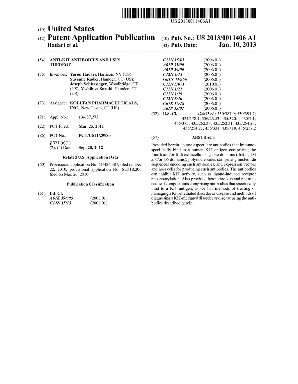 ANTI-KIT ANTIBODIES AND USES THEREOF - diagram, schematic, and image 01