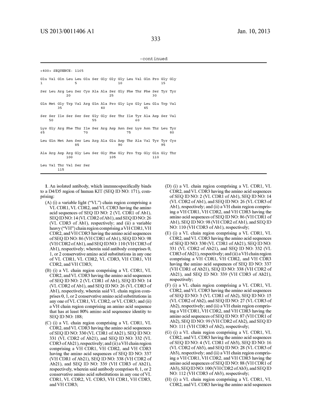 ANTI-KIT ANTIBODIES AND USES THEREOF - diagram, schematic, and image 358