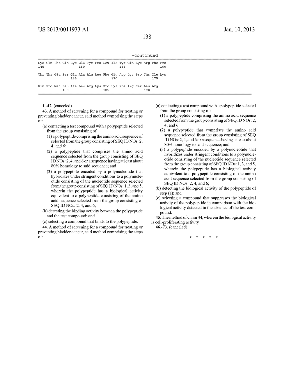 METHOD OF DIAGNOSING BLADDER CANCER - diagram, schematic, and image 161