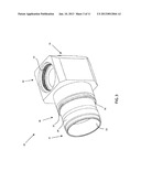 CONNECTOR FOR CLAMPING A COAXIAL CABLE diagram and image