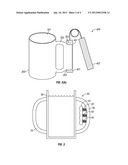 Combined Beverage Holder and Exercise Apparatus diagram and image