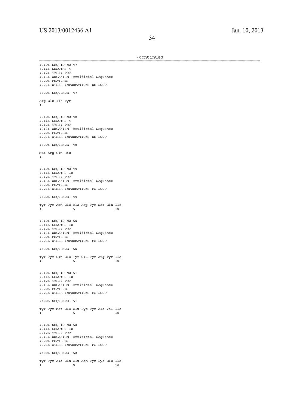 FIBRONECTIN BASED SCAFFOLD DOMAIN PROTEINS THAT BIND IL-23 - diagram, schematic, and image 68