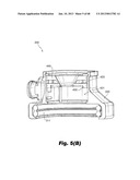 Low-profile surgical access devices with anchoring diagram and image