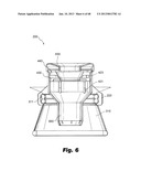 Low-profile surgical access devices with anchoring diagram and image