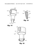 Low-profile surgical access devices with anchoring diagram and image