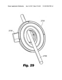 Low-profile surgical access devices with anchoring diagram and image