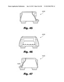 Low-profile surgical access devices with anchoring diagram and image