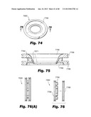 Low-profile surgical access devices with anchoring diagram and image