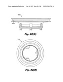 Low-profile surgical access devices with anchoring diagram and image