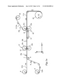 METHOD FOR PRODUCING A WEB OF A LAMINATE MATERIAL FOR RETAINING FAECES AND     METHOD FOR PRODUCING AN ABSORBENT ARTICLE diagram and image