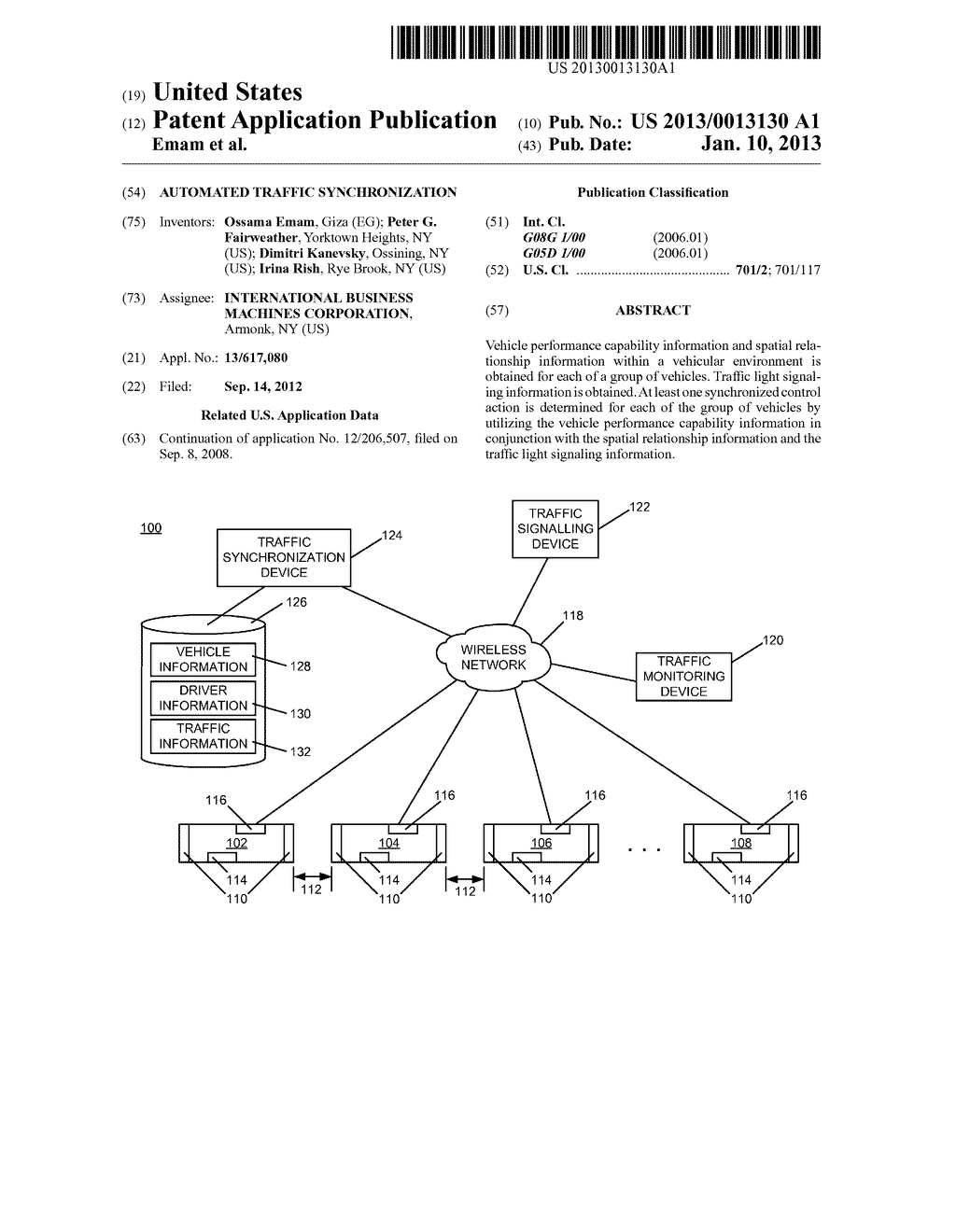 AUTOMATED TRAFFIC SYNCHRONIZATION - diagram, schematic, and image 01