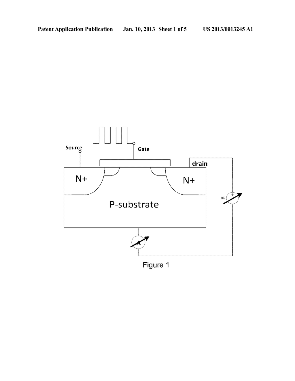 METHOD FOR OBTAINING DISTRIBUTION OF CHARGES ALONG CHANNEL IN MOS     TRANSISTOR - diagram, schematic, and image 02
