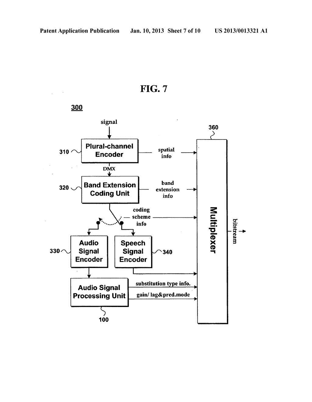 APPARATUS FOR PROCESSING AN AUDIO SIGNAL AND METHOD THEREOF - diagram, schematic, and image 08