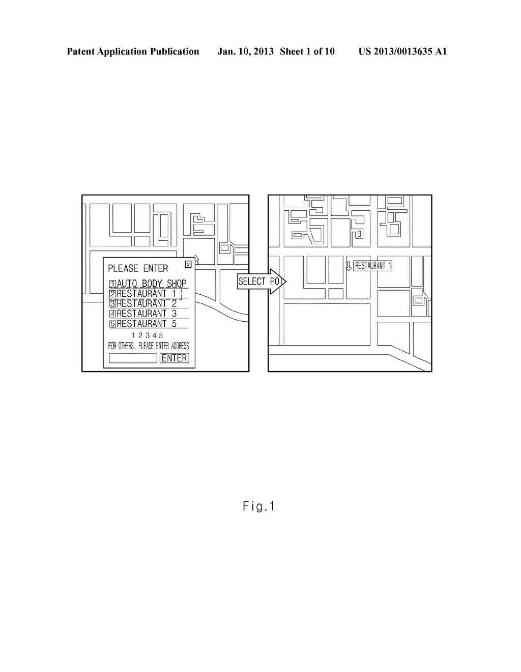 LOCATION-BASED DATA SERVICE APPARATUS AND METHOD - diagram, schematic, and image 02