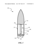 PROPELLANT GAS OPERATION/INITIATION OF A NON-PYROTECHNIC PROJECTILE TRACER diagram and image