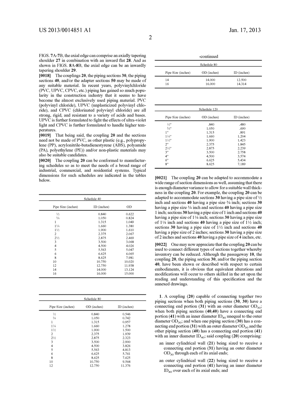 COUPLING FOR PVC PIPING SECTIONS - diagram, schematic, and image 13