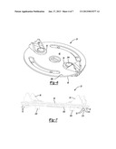 FOOD WASTE DISPOSER WITH PUMPING VANE diagram and image