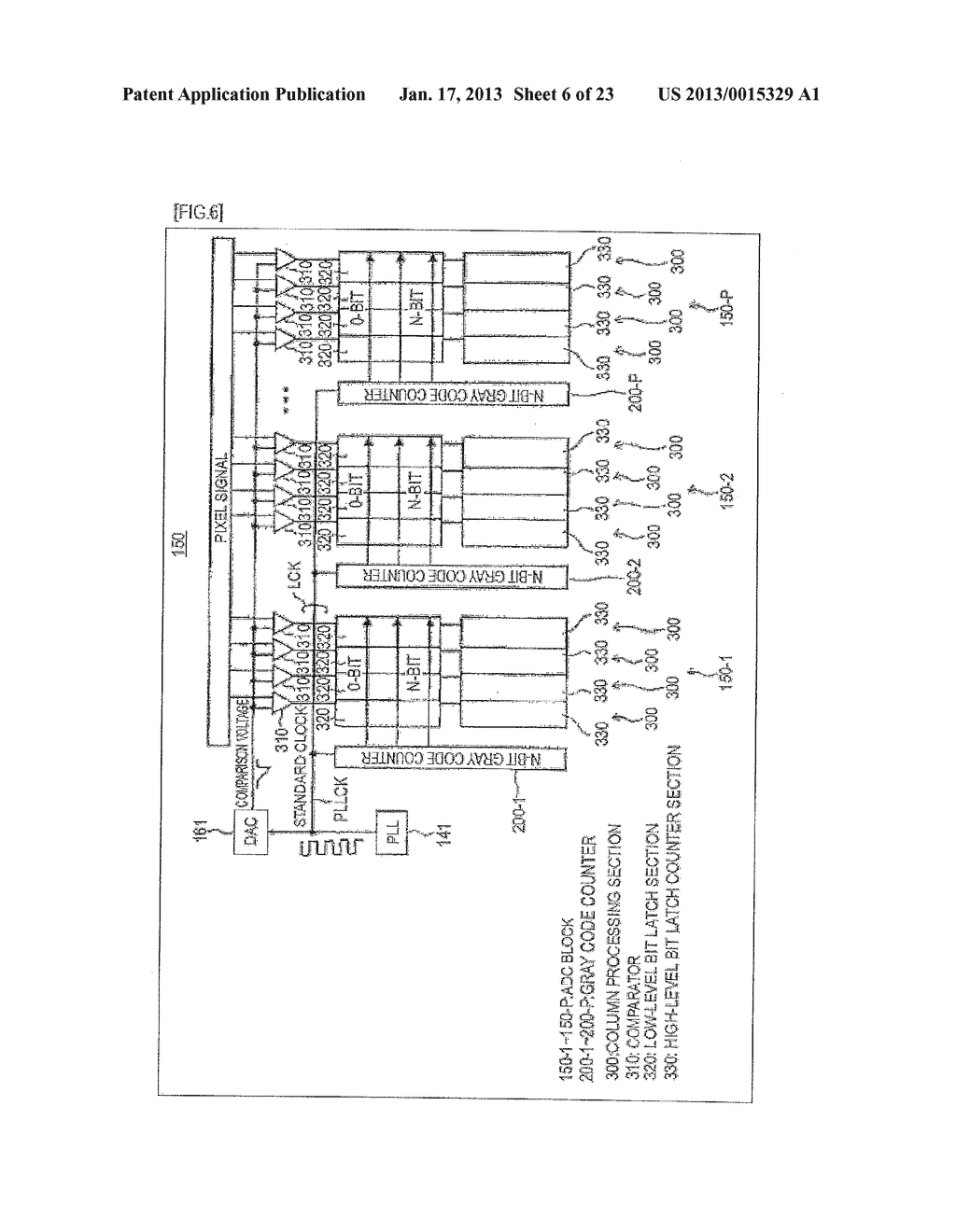 COLUMN A/D CONVERTER, COLUMN A/D CONVERSION METHOD, SOLID-STATE IMAGING     ELEMENT AND CAMERA SYSTEMAANM Iwaki; HiroyukiAACI KanagawaAACO JPAAGP Iwaki; Hiroyuki Kanagawa JP - diagram, schematic, and image 07