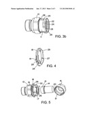 HIGH-PRESSURE CONNECTION DEVICE FOR PIPE AND HOSE LINES WITH A BAYONET     COUPLINGAANM Ehrke; DieterAACI BielefeldAACO DEAAGP Ehrke; Dieter Bielefeld DEAANM Schippers; CarstenAACI BielefeldAACO DEAAGP Schippers; Carsten Bielefeld DEAANM Muller; ThomasAACI GuterslohAACO DEAAGP Muller; Thomas Gutersloh DEAANM Neiske; OliverAACI VerlAACO DEAAGP Neiske; Oliver Verl DE diagram and image