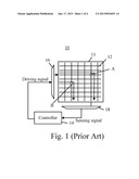 Touch Panel Device Having a Divided ITO layer for Reducing Loading diagram and image