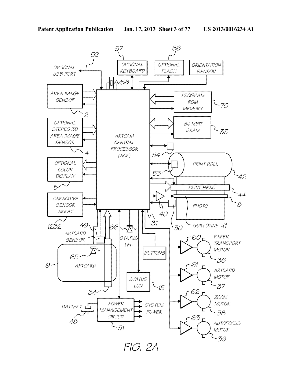 PORTABLE IMAGING DEVICE WITH MULTI-CORE PROCESSOR AND ORIENTATION SENSOR - diagram, schematic, and image 04
