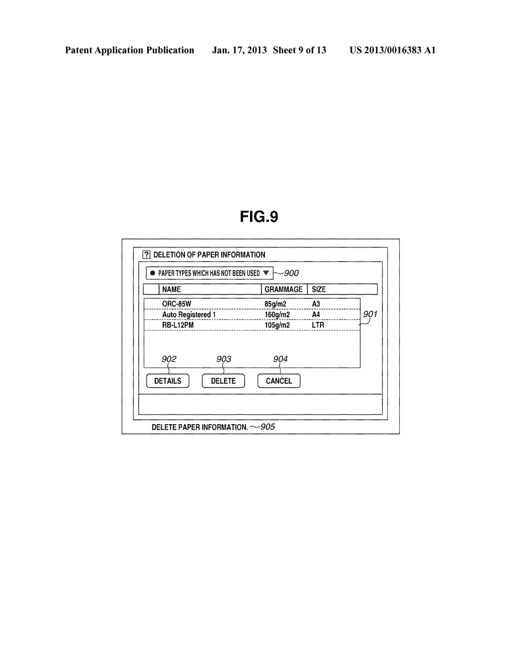 IMAGE FORMING APPARATUS, CONTROL METHOD, AND PROGRAMAANM Iida; ToshihikoAACI Yokohama-shiAACO JPAAGP Iida; Toshihiko Yokohama-shi JP - diagram, schematic, and image 10