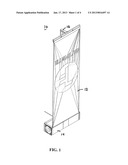 RETRACTABLE ELECTROLUMINESCENT DISPLAY SYSTEM diagram and image