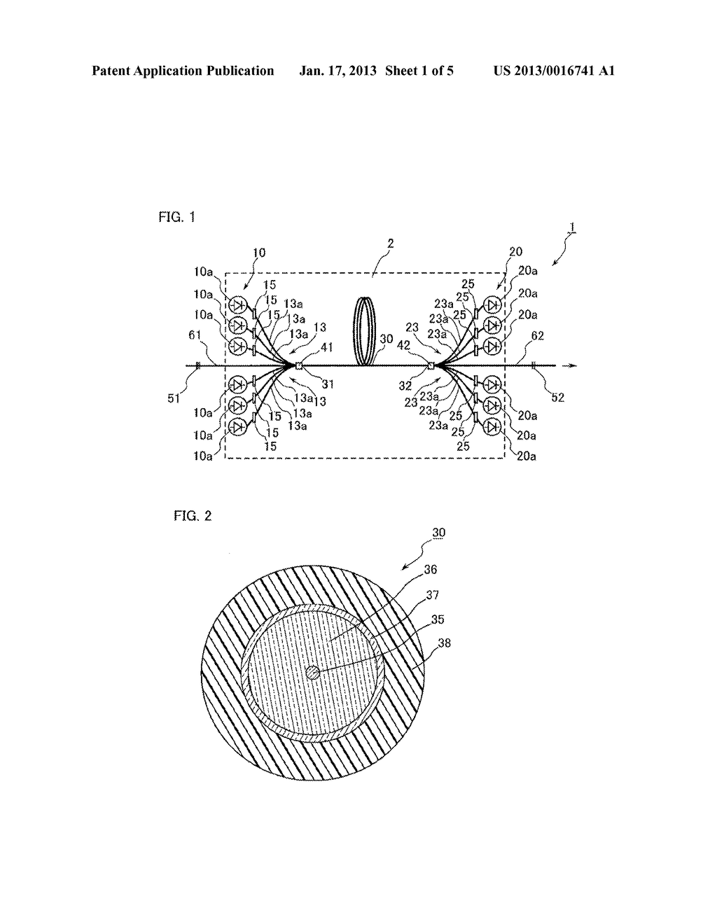 OPTICAL FIBER AMPLIFIER AND FIBER LASER APPARATUS USING THE SAME - diagram, schematic, and image 02