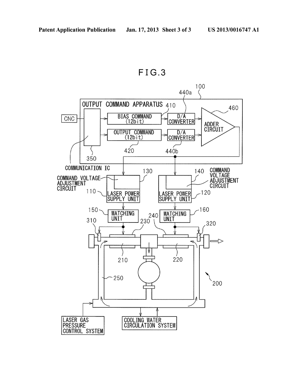 COMMAND APPARATUS IN A GAS LASER OSCILLATOR, CAPABLE OF COMMAND AT HIGH     SPEED AND WITH HIGH PRECISIONAANM HONDA; MasahiroAACI Minamitsuru-gunAACO JPAAGP HONDA; Masahiro Minamitsuru-gun JPAANM IKEMOTO; HajimeAACI YamanashiAACO JPAAGP IKEMOTO; Hajime Yamanashi JP - diagram, schematic, and image 04