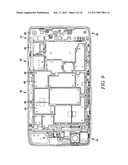 MOBILE ELECTRONIC DEVICE WITH AN ENHANCED ANTENNA FARM diagram and image