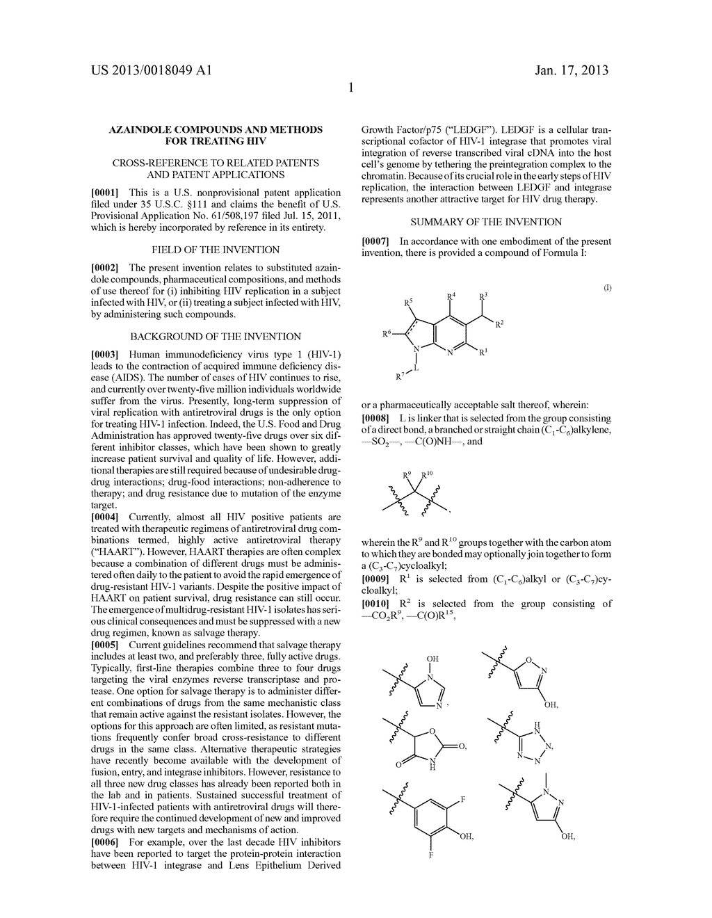 Azaindole Compounds and Methods for Treating HIV - diagram, schematic, and image 02