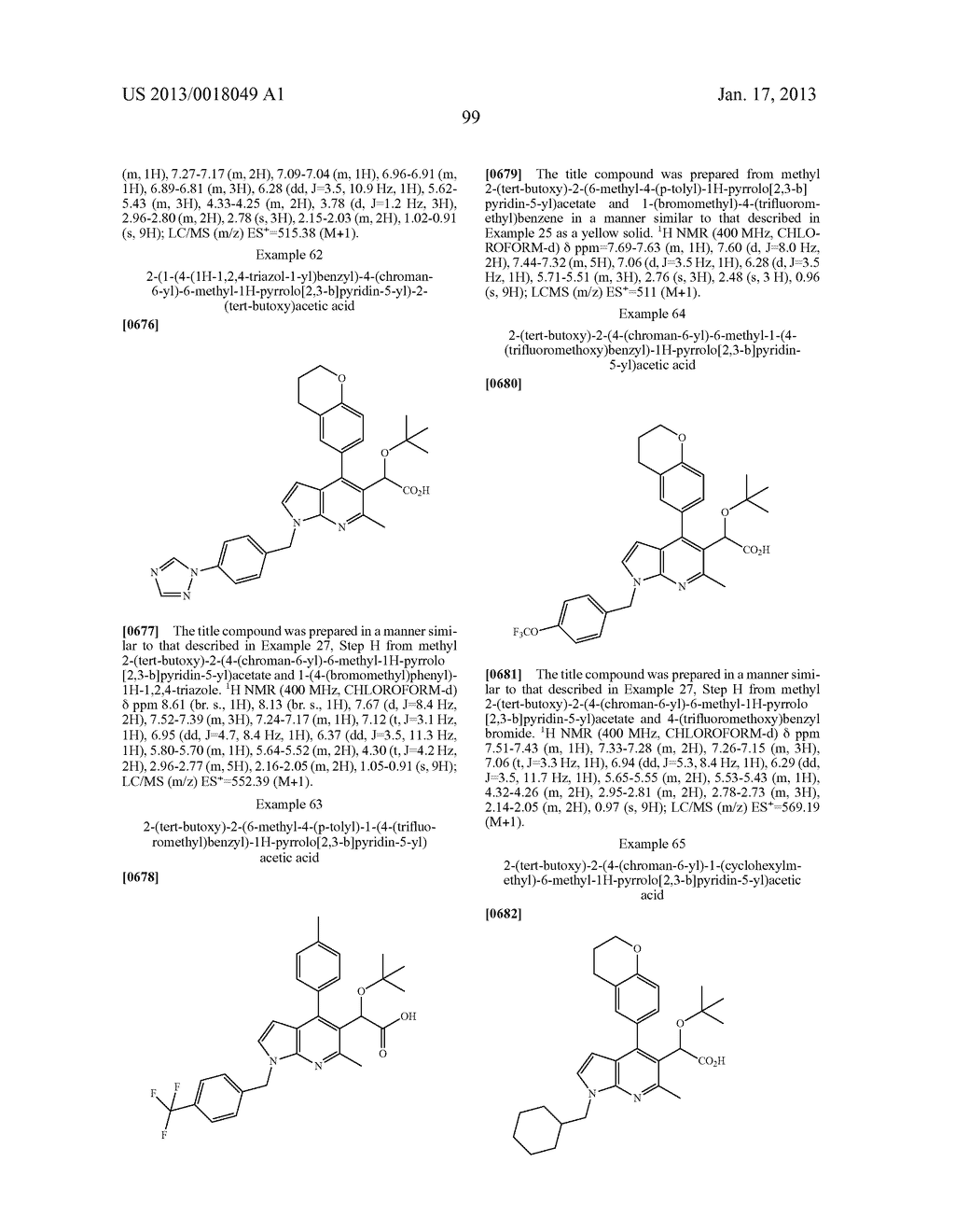 Azaindole Compounds and Methods for Treating HIV - diagram, schematic, and image 100