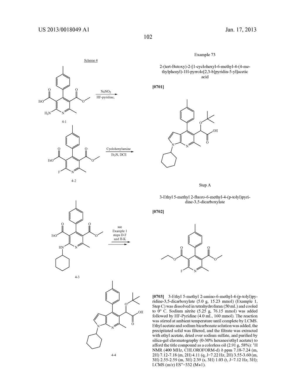 Azaindole Compounds and Methods for Treating HIV - diagram, schematic, and image 103