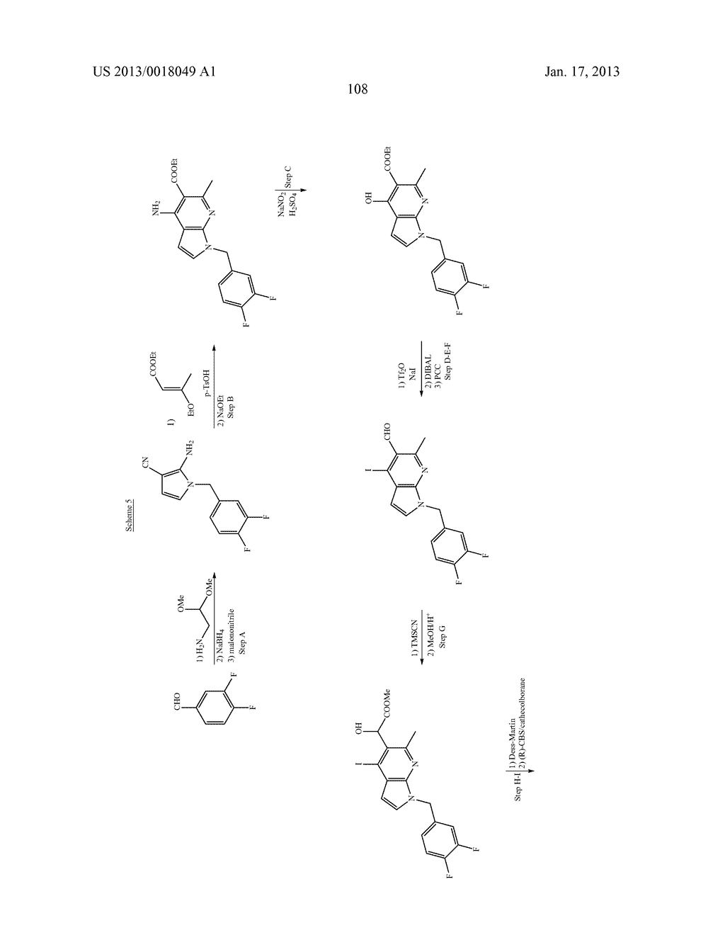 Azaindole Compounds and Methods for Treating HIV - diagram, schematic, and image 109