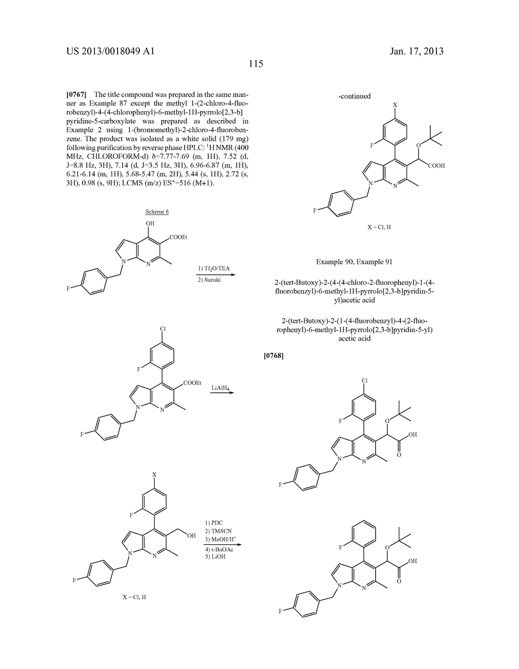 Azaindole Compounds and Methods for Treating HIV - diagram, schematic, and image 116