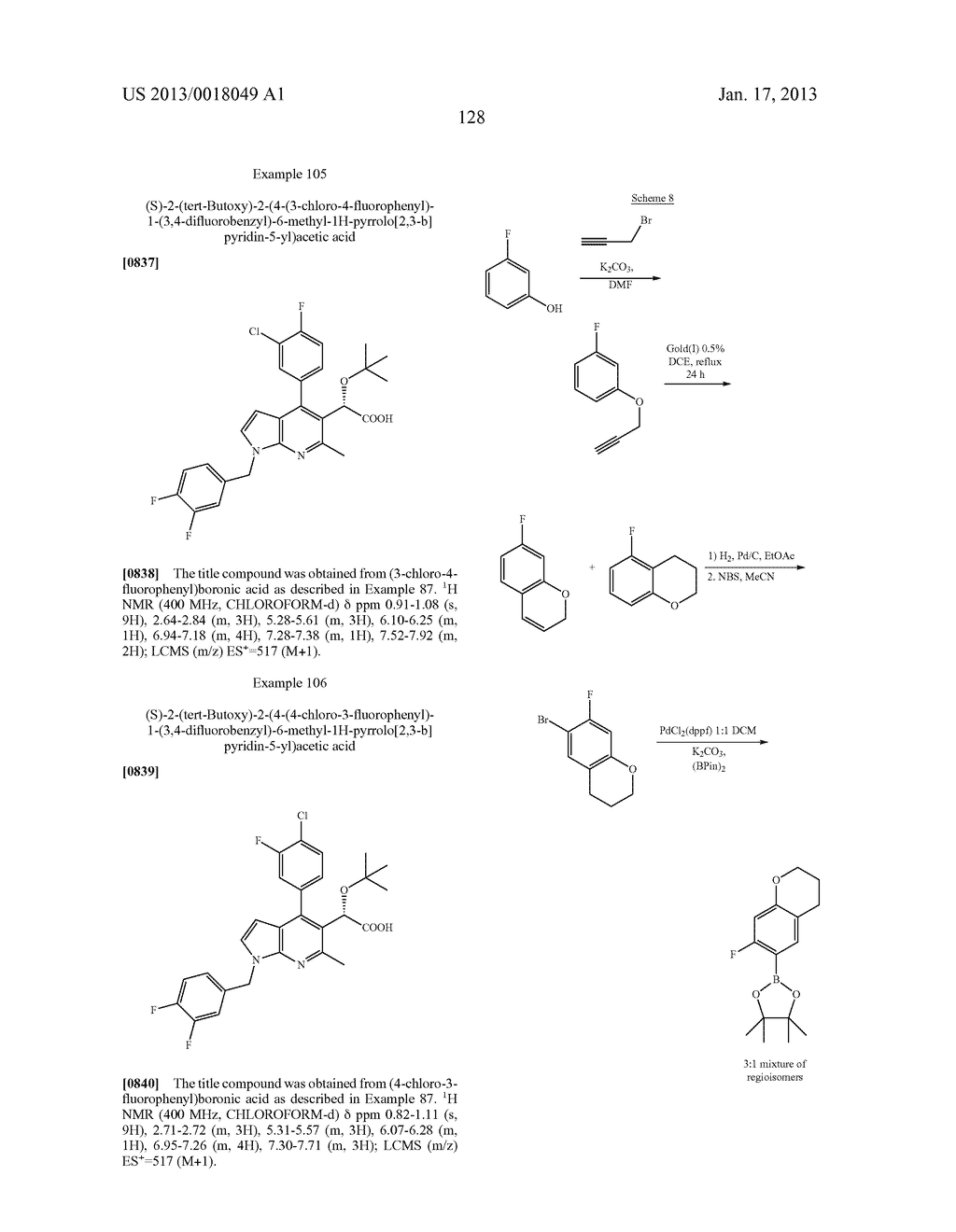 Azaindole Compounds and Methods for Treating HIV - diagram, schematic, and image 129