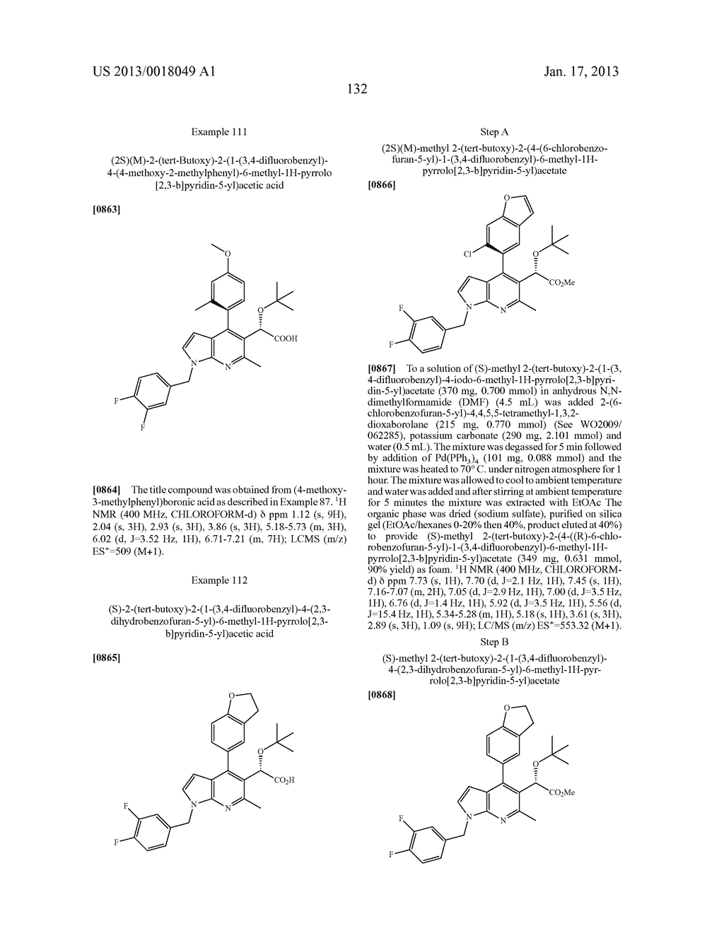 Azaindole Compounds and Methods for Treating HIV - diagram, schematic, and image 133