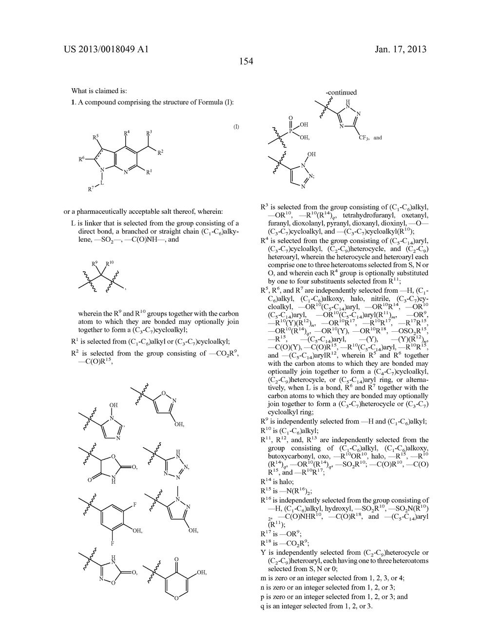 Azaindole Compounds and Methods for Treating HIV - diagram, schematic, and image 155