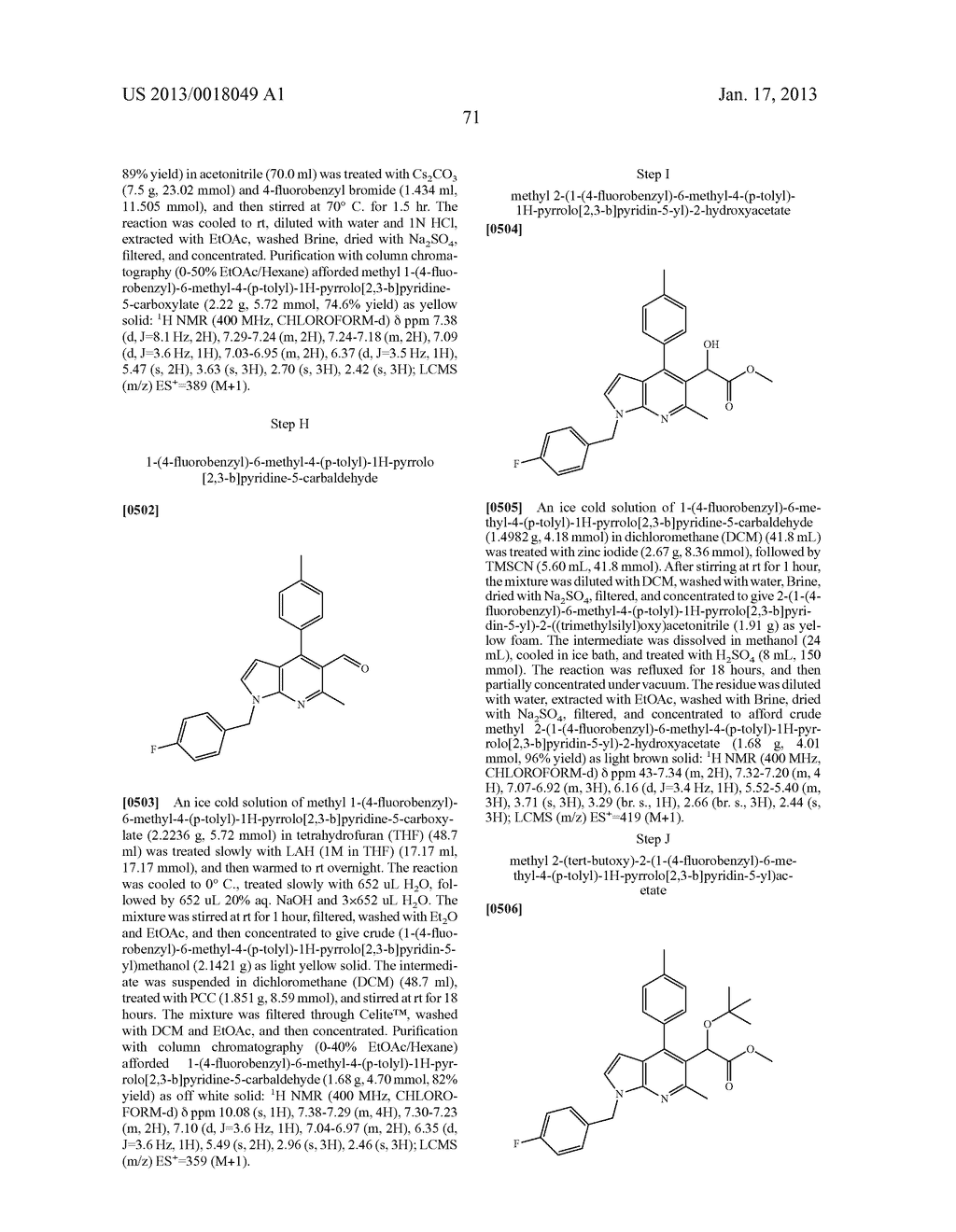 Azaindole Compounds and Methods for Treating HIV - diagram, schematic, and image 72